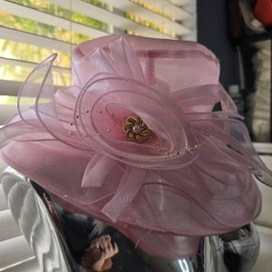 Elegant Light Pink Women's DERBY/TEA PARTY HAT